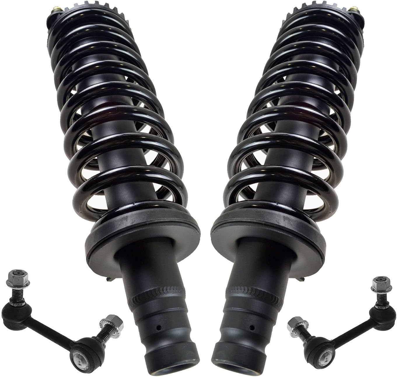 TRQ Front Suspension Kit Front Compatible with 05-09 9-7x 04-08 Ascender 04 Bravada 04-07 Envoy 04-06 Envoy XL 04-05 Envoy XUV Rainier Trailblazer Trailblazer EXT