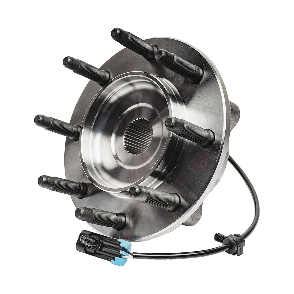 Detroit Axle - 4WD Front Wheel Bearing Hubs for 2001-2006 Chevrolet Silverado 3500 GMC Sierra 3500, 2007 Sierra 3500 Classic Wheel Bearing and Hubs Assembly Replacement