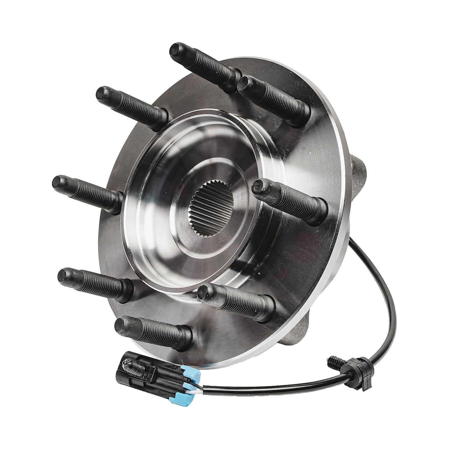 Detroit Axle - 4WD Front Wheel Bearing Hubs for 2001-2006 Chevrolet Silverado 3500 GMC Sierra 3500, 2007 Sierra 3500 Classic Wheel Bearing and Hubs Assembly Replacement