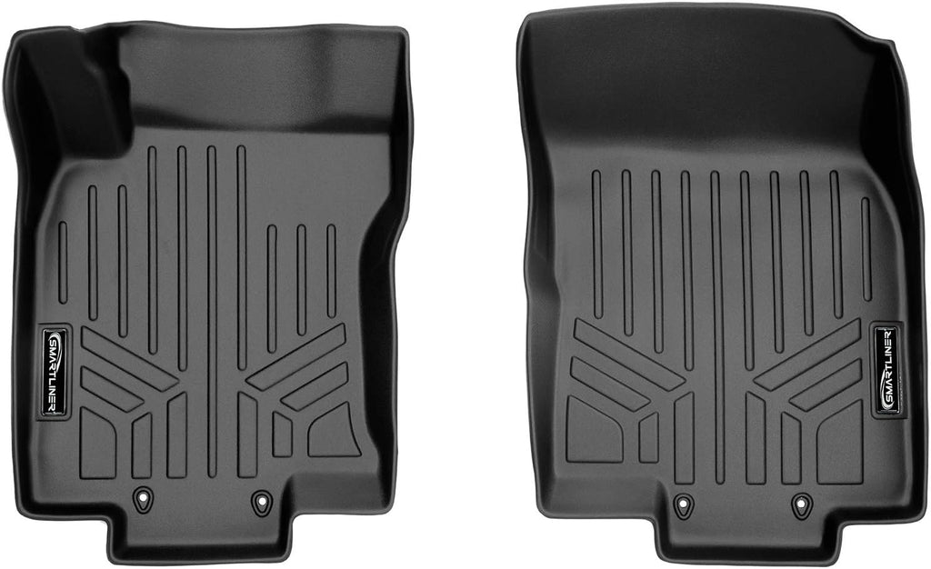 SMARTLINER Custom Fit Floor Mats 1st Row Liner Set Compatible with 2017-2022 Nissan Rogue Sport