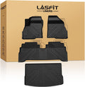 LASFIT Floor Mats & Cargo Liner for Chevy Bolt EV 2027/Bolt EUV 2022-2023 (Not EV), All Weather TPE Custom Fit Floor Mats for Car, Car Mats for Chevy Bolt EUV Accessories (Fit in Upper Position)