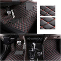 Floor Carpet Mats Compatible with M/W X3 G01 18-21 Foot Mat Acoustic Fabric Upholstery Floor Mats Cargo Liner Interior Accessories Automobiles Parts(Black -red line)