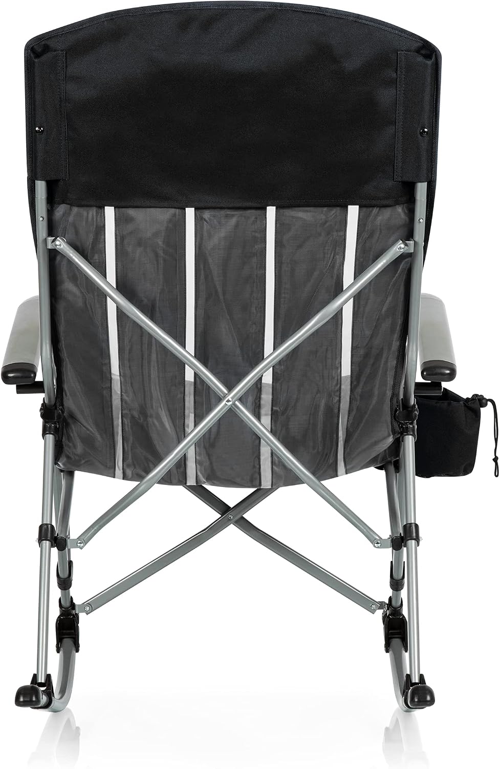 Picnic TIME Outdoor Rocking Camp Chair - XL Heavy Duty Camping Chair for Adults