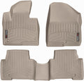 WeatherTech Custom Fit FloorLiners for Hyundai Santa Fe - 1st & 2nd Row (45440-1-2), Tan
