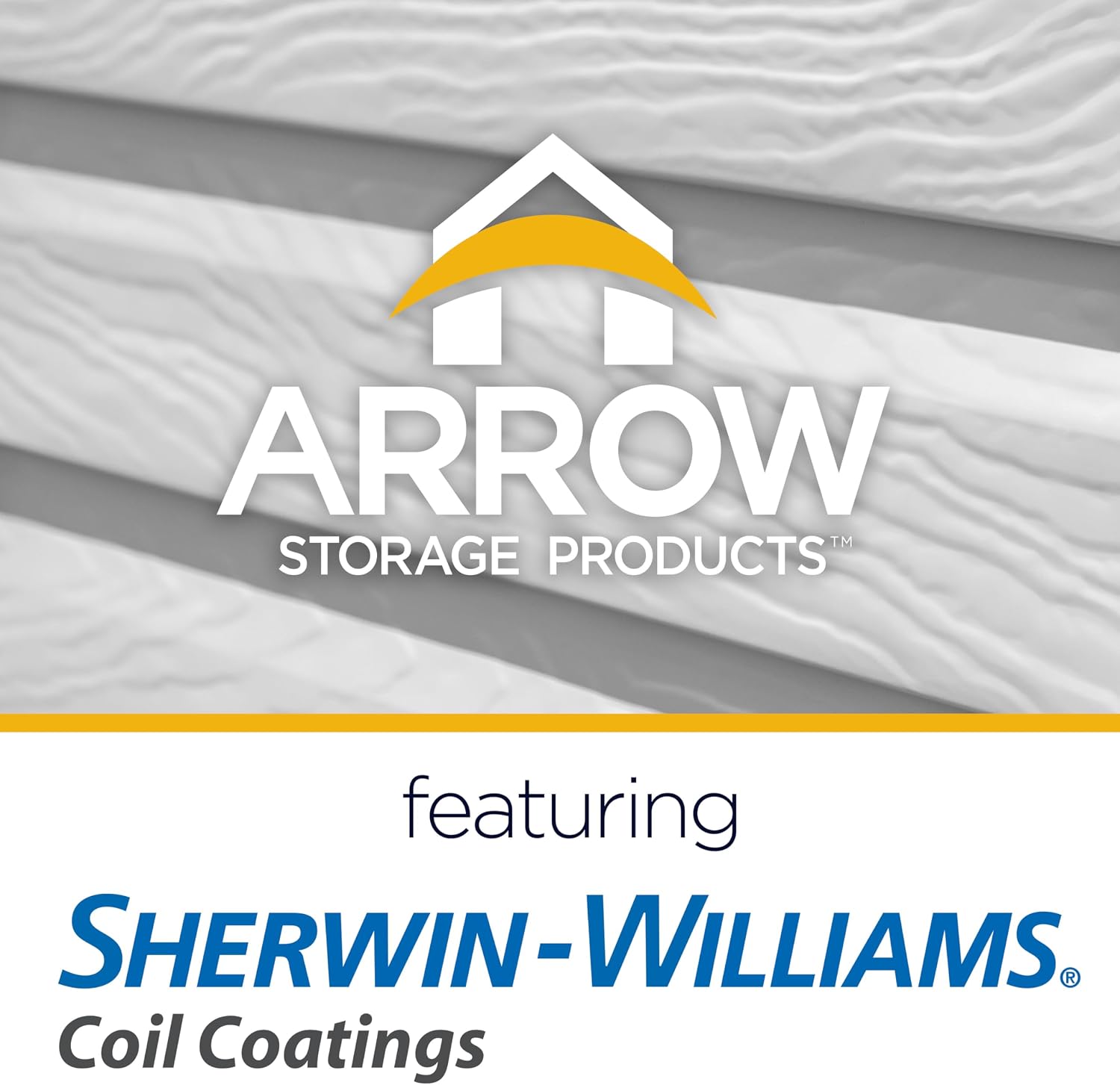 Arrow Select 10' x 8' Outdoor Lockable Steel Storage Shed Building, Flute Grey