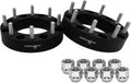 2' 8x210 Hubcentric Wheel Spacers - 154.2mm Hub Bore & M14x1.5 Studs - Forged Spacers for 2011-2024 Chevy Silverado 3500 HD & GMC Sierra 3500 HD Dually Front Wheels (Pair of 2)