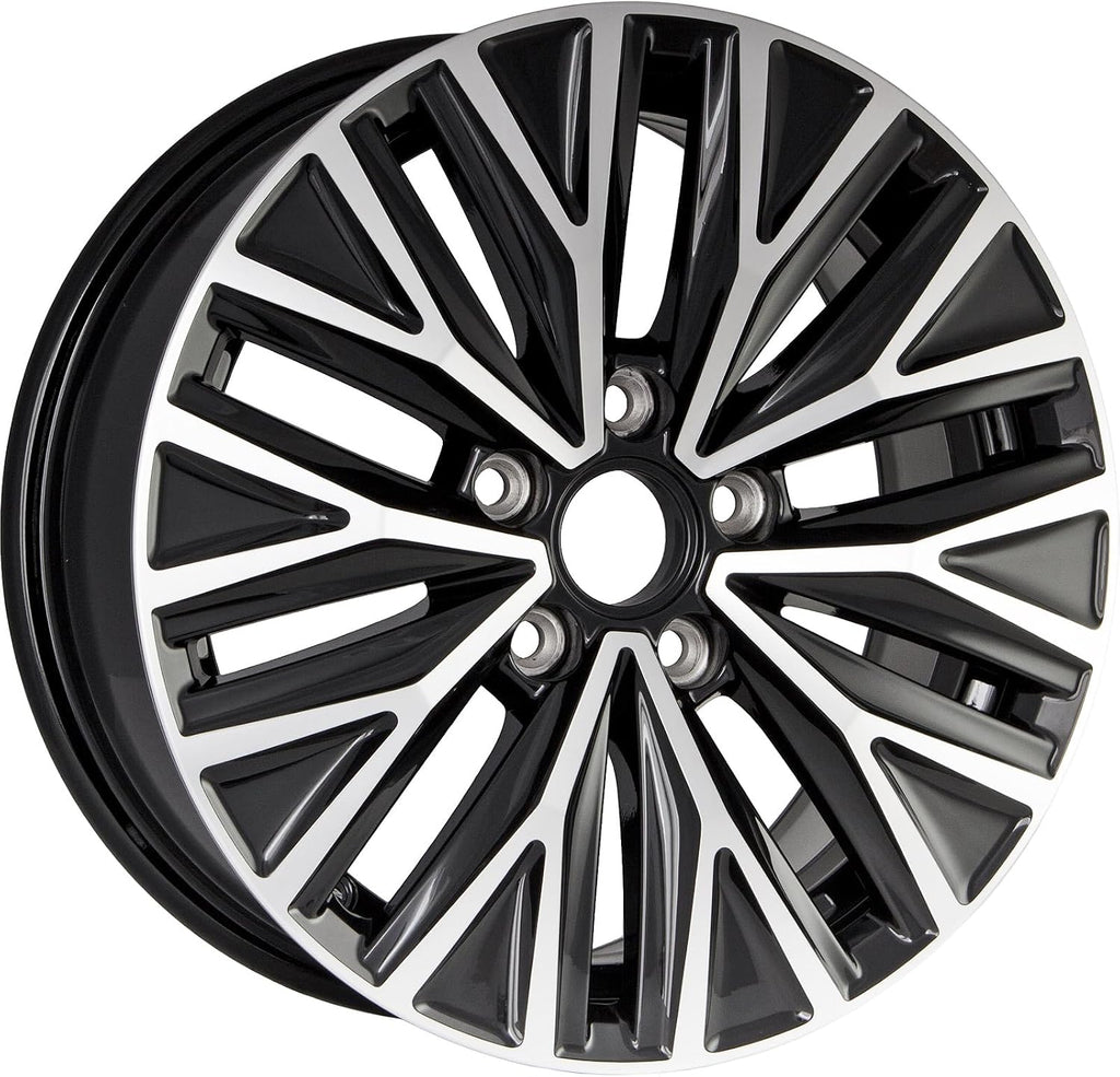16x6.5 Black Alloy Wheel Rim for Volkswagen Jetta 2019-21