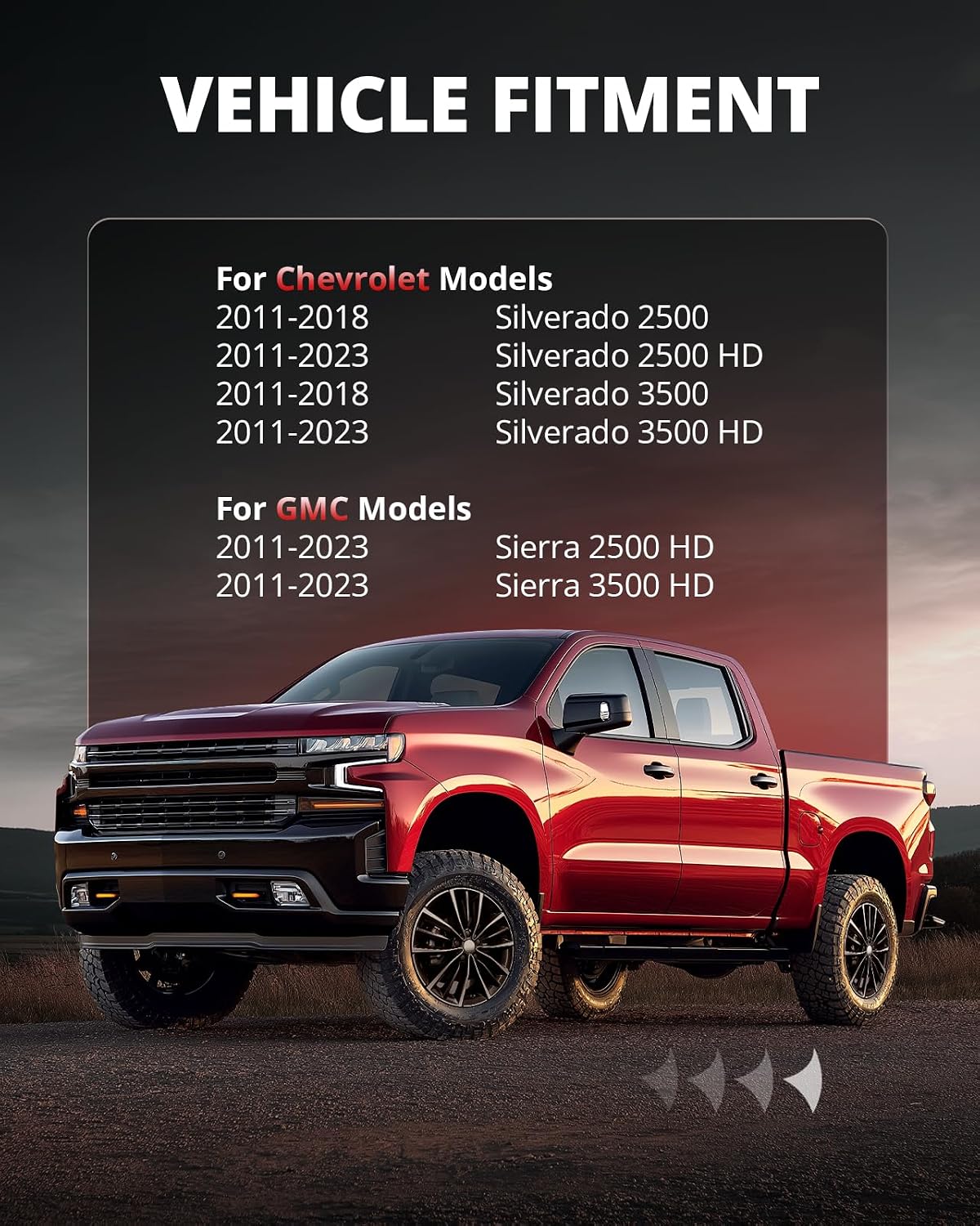 EVIL ENERGY 8x180 Wheel Spacers 1.5 inch Compatible with Chevy Silverado 2500 2011-2018, 8x180 mm 8 Lugs 125 mm Hub Bore M14x1.5 Studs Black, Not Hubcentric