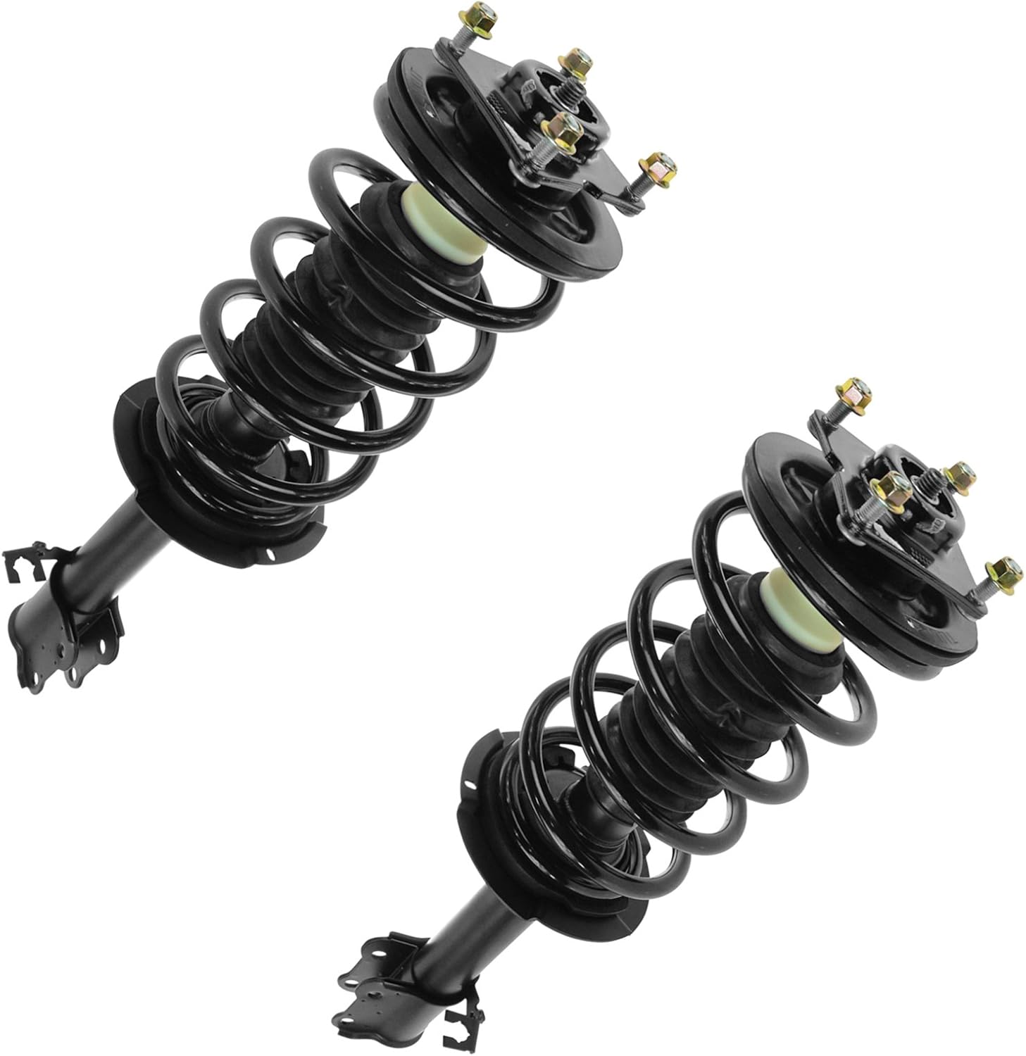 TRQ Front Suspension Kit Complete Strut & Coil Spring Assembly Sway Bar Stabilizer Link Compatible with 2001-2004 Ford Escape Mazda Tribute