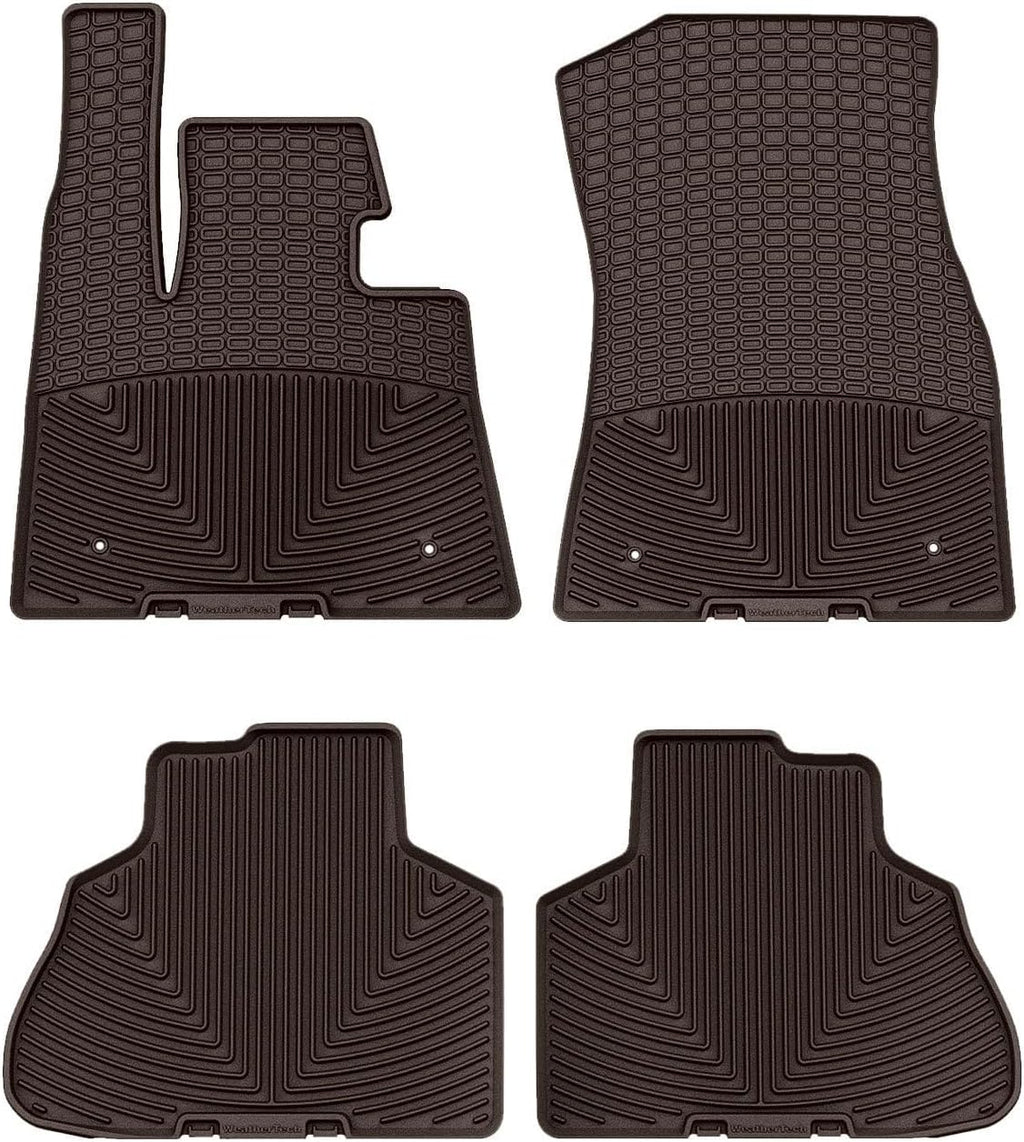 WeatherTech All-Weather Floor Mats for BMW X5 M50i, X5 M60i, X5 M - 1st & 2nd Row (W565CO-W566CO), Cocoa
