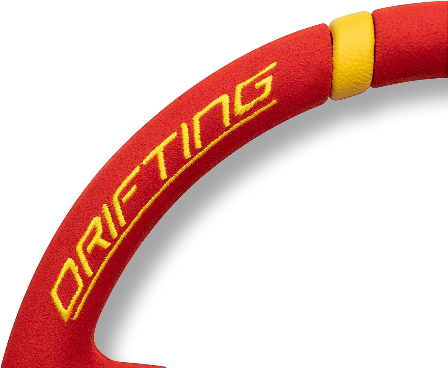 MOMO Drifting Microfiber Steering Wheel 350mm – Red Microfiber/Anthracite Spokes