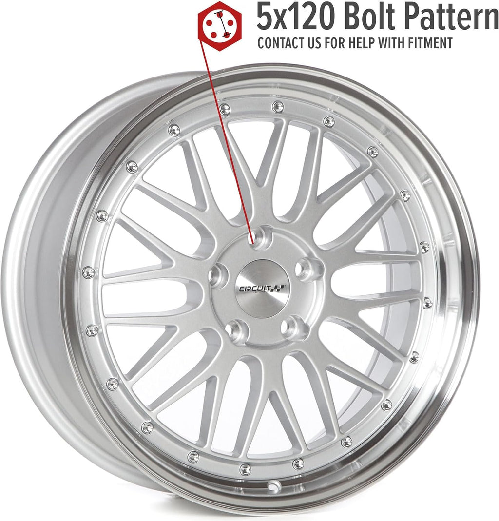 Circuit Performance CP30 18×8 Silver 5×120 [+35mm] Wheel compatible with BMW