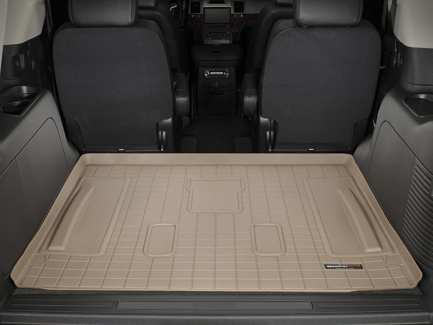 WeatherTech Cargo Trunk Liner for Chevrolet Tahoe, Escalade, Yukon - Behind 2nd Row (41306), Tan