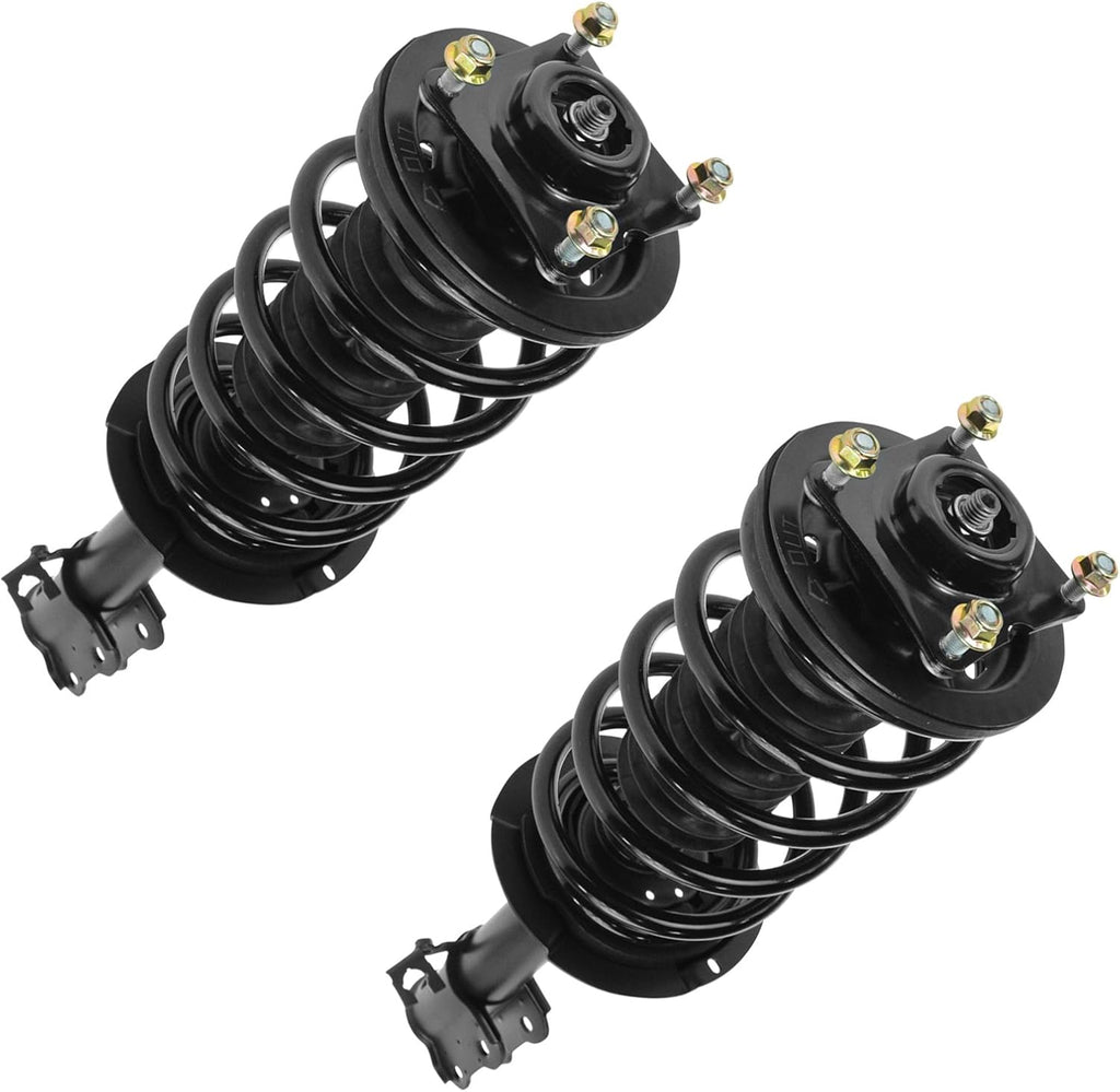 TRQ Front Suspension Kit Complete Strut & Coil Spring Assembly Sway Bar Stabilizer Link Compatible with 2001-2004 Ford Escape Mazda Tribute