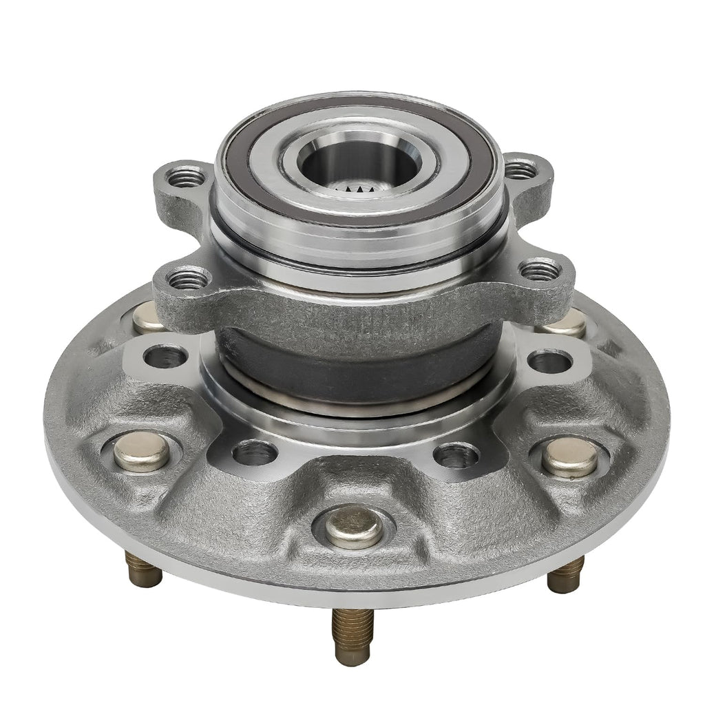 Detroit Axle - Front 2pc Wheel Bearing Hubs for 4WD 09-12 Chevrolet Colorado GMC Canyon, 2 Wheel Bearing & Hubs Assembly Set 2009 2010 2011 2012 Replacement