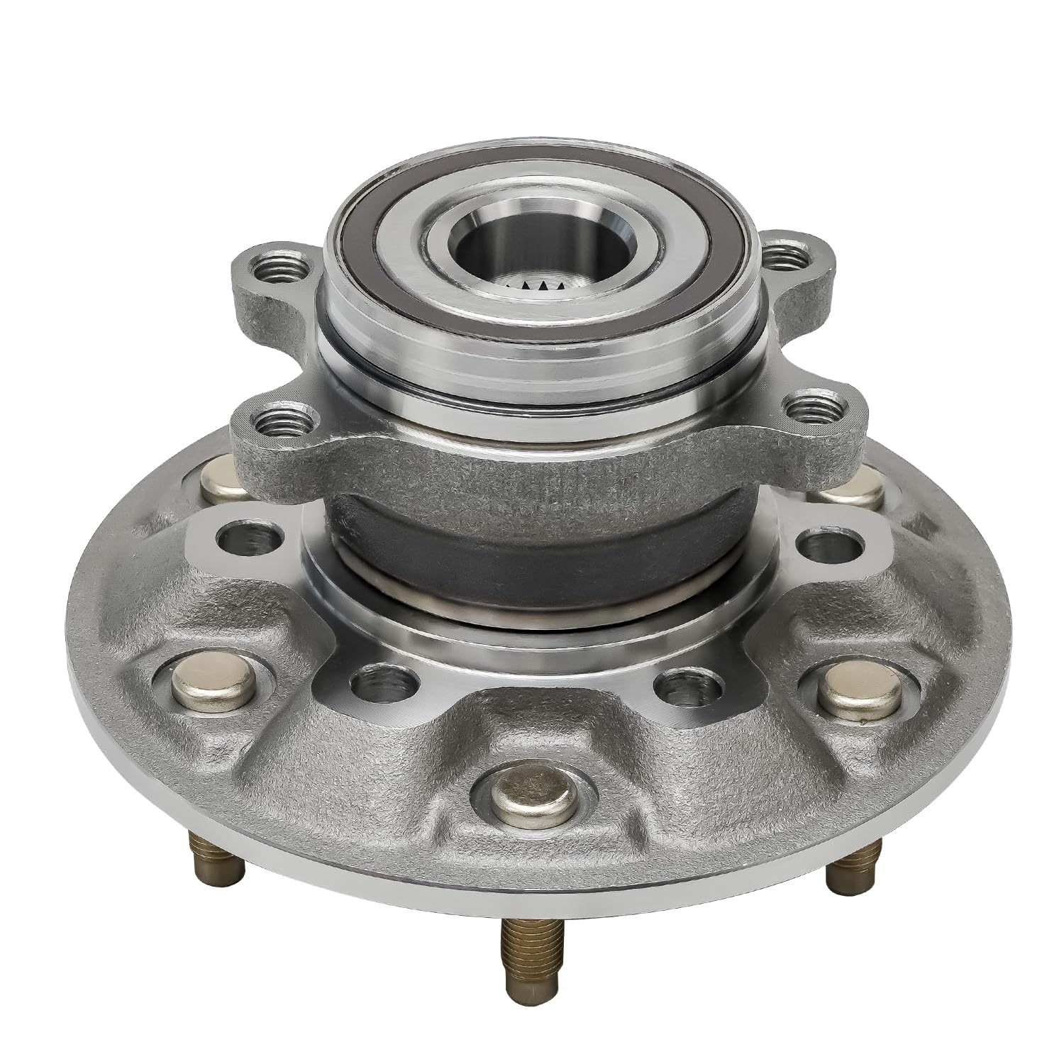 Detroit Axle - Front 2pc Wheel Bearing Hubs for 4WD 09-12 Chevrolet Colorado GMC Canyon, 2 Wheel Bearing & Hubs Assembly Set 2009 2010 2011 2012 Replacement