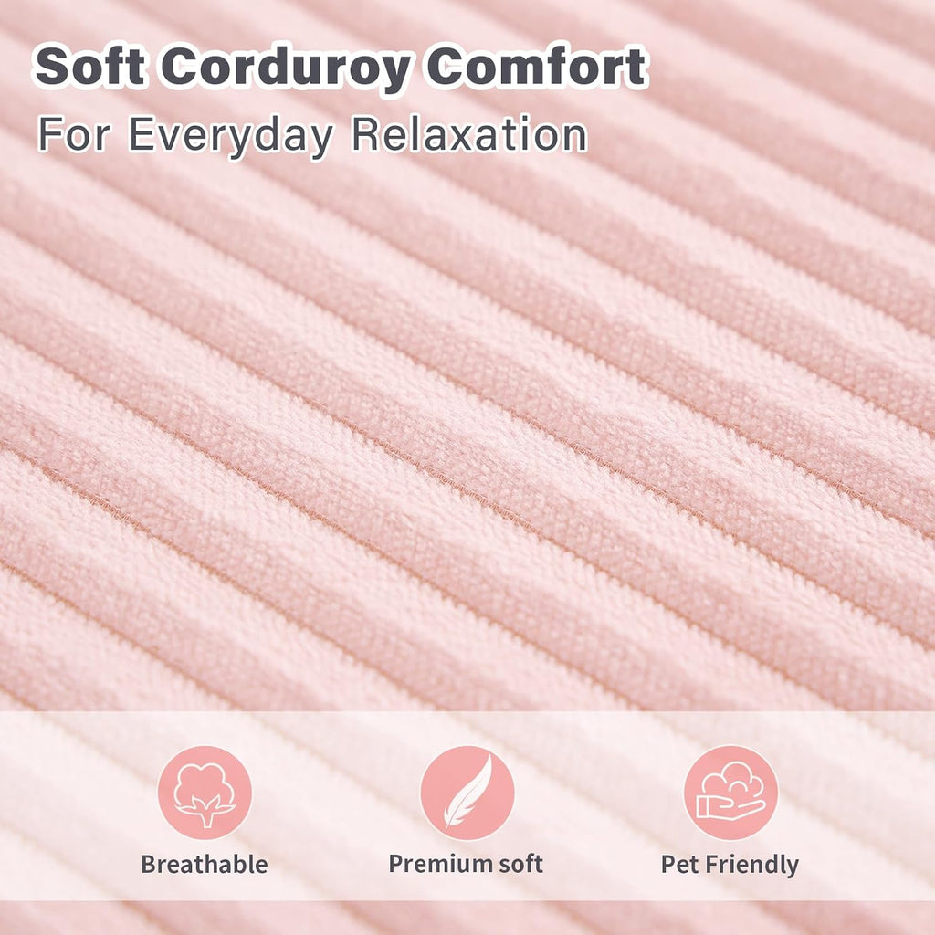 Folding Sofa Bed with Pillow, Convertible Sleeper Chair, Comfy Floor Futon Couch Mattress Lounge Sofa for Adults Portable Fold Out Chair Bed for Living Room Bedroom, Single, Pink