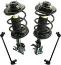TRQ Front Suspension Kit Complete Strut & Coil Spring Assembly Sway Bar Stabilizer Link Compatible with 2003-2008 INFINITI FX35 FX45