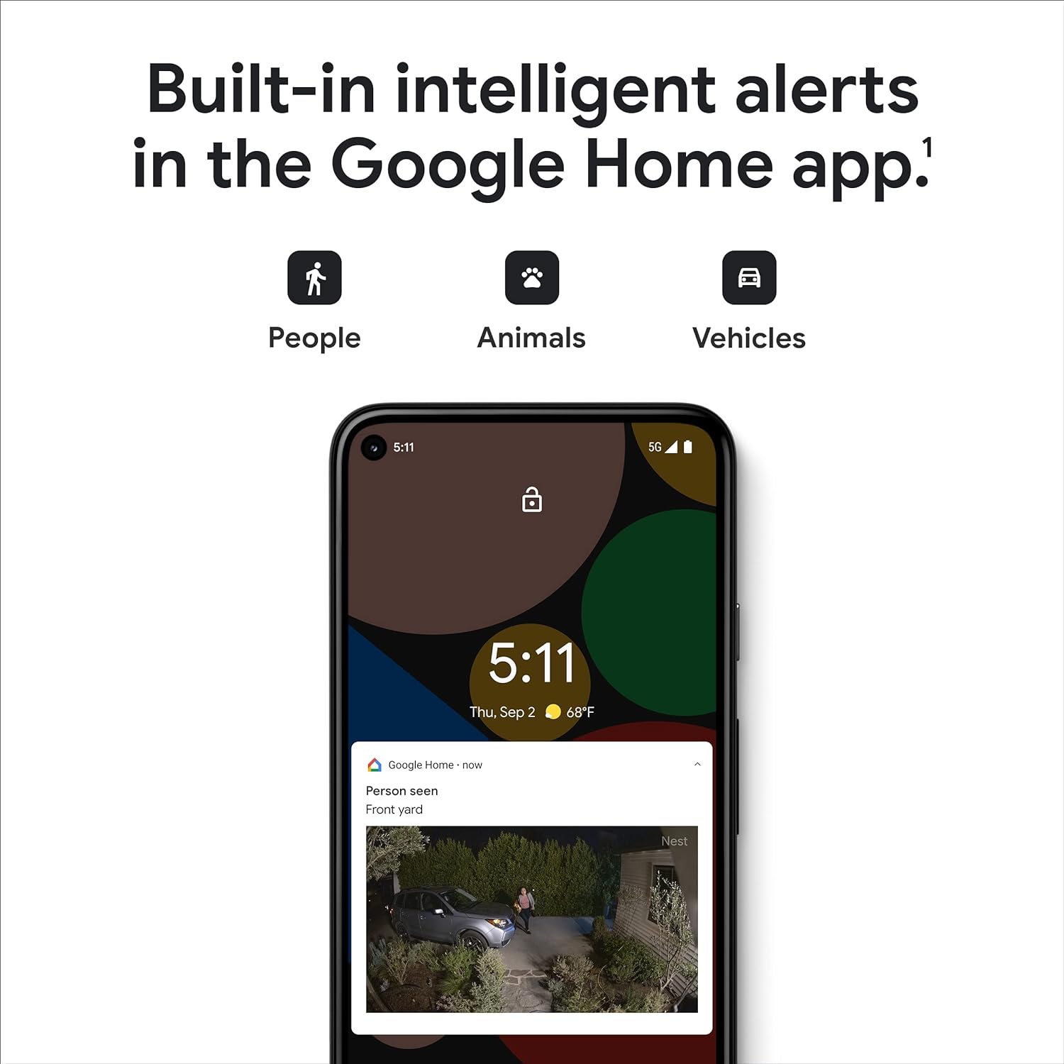 Google Nest Cam with Floodlight - Outdoor Camera - Floodlight Security Camera (Renewed)