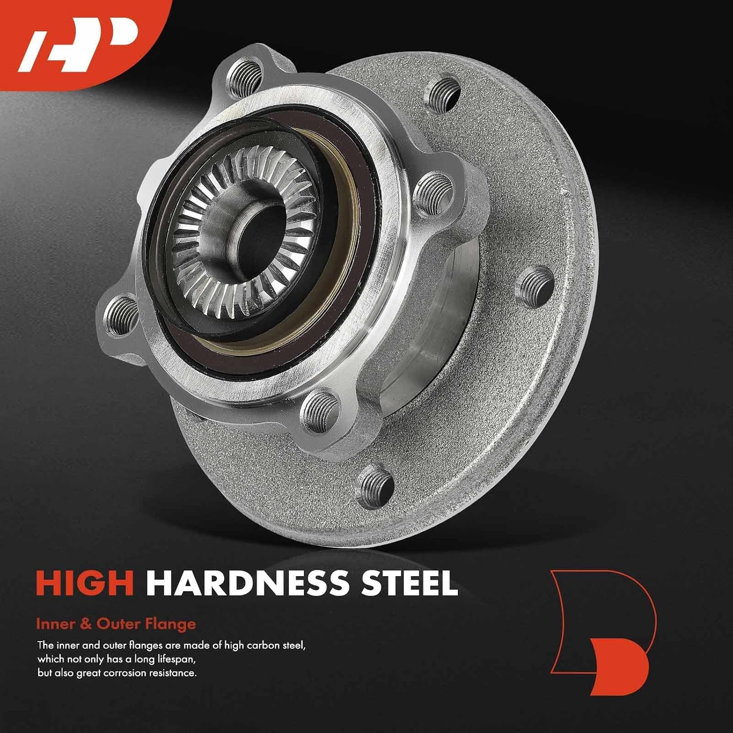 A-Premium 2 x Front Wheel Bearing and Hub Assembly Compatible with BMW E84 Series X1 2012 2013 2014 2015, AWD Only