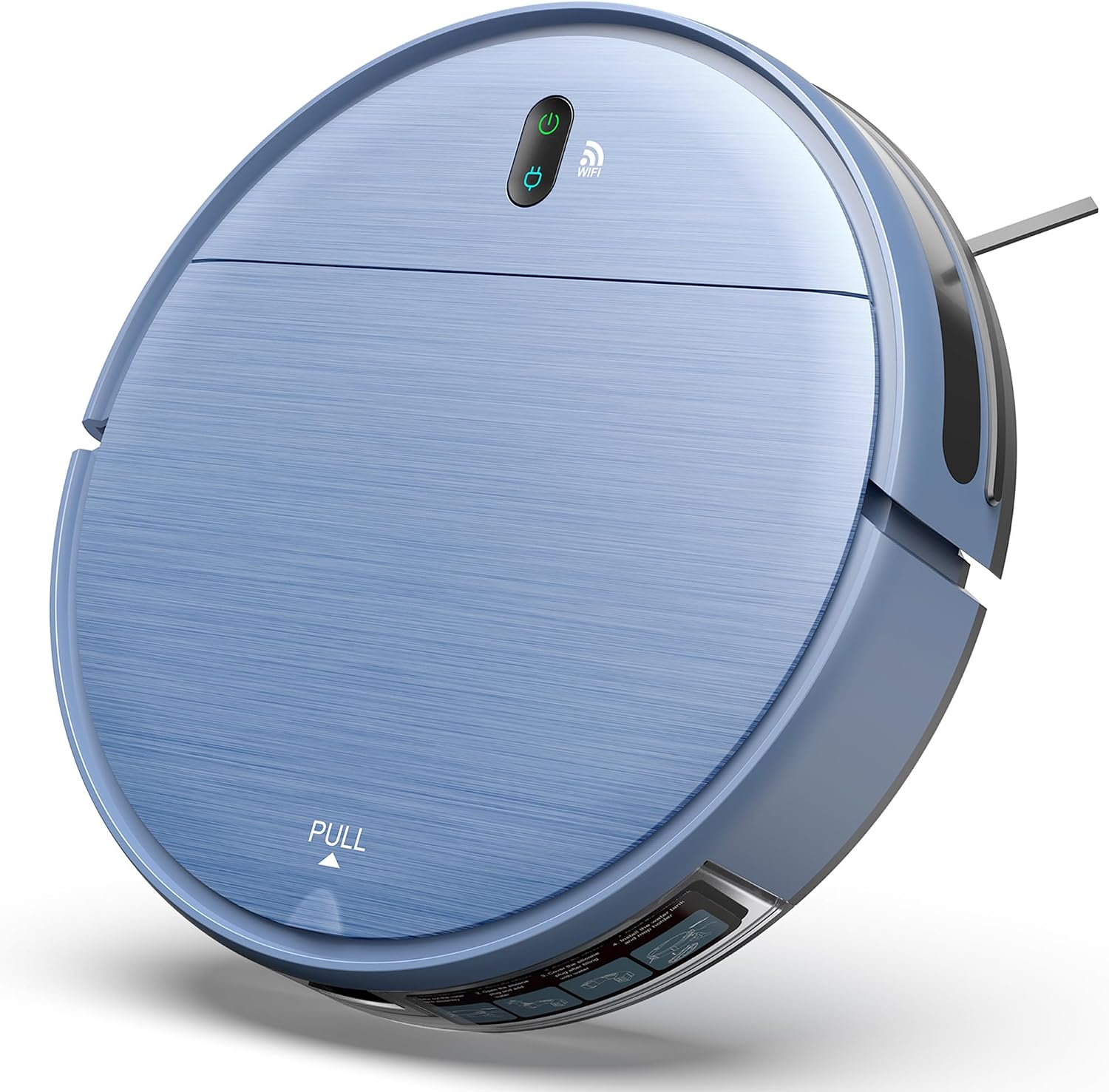 ZCWA Robot Vacuum,Robot Vacuum and Mop Combo with Schedule,APP/Remote/Voice,Strong Suction,Slim Self-Charging 2 in 1 Floor Cleaner for Pet Hair,Carpets,Hard Surfaces