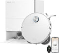 DREAME X60 Ultra Robot Vacuum and Mop, 3.13in Ultra-Thin Design, 3.47in Obstacle Clearing, 35,000Pa Suction, Self Emptying&Refilling, Mop Self-Cleaning, 100% Detangling, 280+Obstacle Avoidance, White