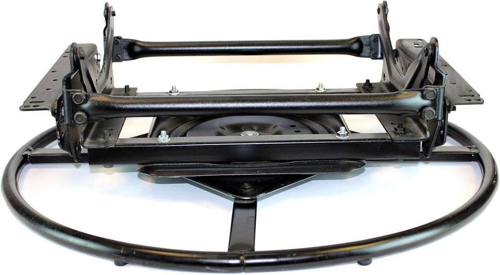 Replacement Glider Swivel Mechanism with Ring Base | 24.50' is Outside to Outside Inside is 21 1/4' | Black Metal Finish
