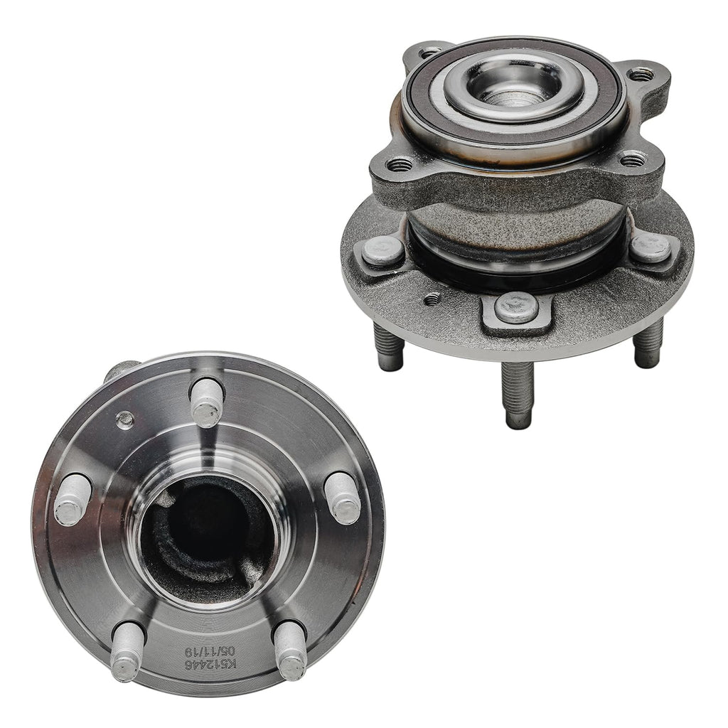 Detroit Axle - 2 Rear Wheel Bearing Hub Assembly for Chevrolet Cruze 2011 2012 2013 2014 2015, Chevrolet Cruze Limited 2016, 5 Lugs w/ABS