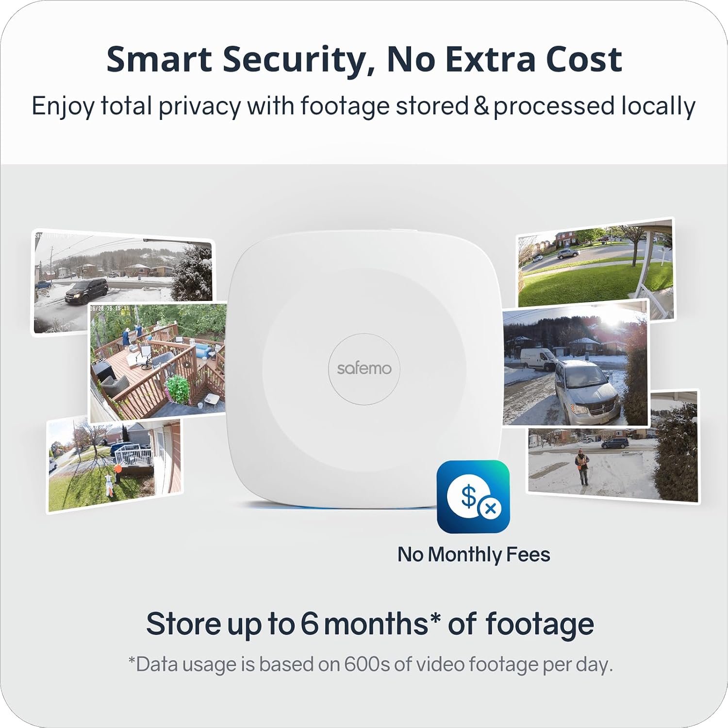 4K Security Cameras Wireless Outdoor/Indoor, Battery Cameras for Home Security, No Monthly Fees, 32G Local Storage, Advanced AI, Color Night Vision, 2-Way Audio, Waterproof, 2.4Ghz WiFi