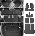 powoq Floor Mats Compatible with 2020-2025 Hyundai Palisade Trunk Mat Backrest Mat 7-Seat Cargo Liner Replacement for Hyundai Palisade Accessories (Trunk Backrest Mat+2nd Backrest Mat+Floor Mat)