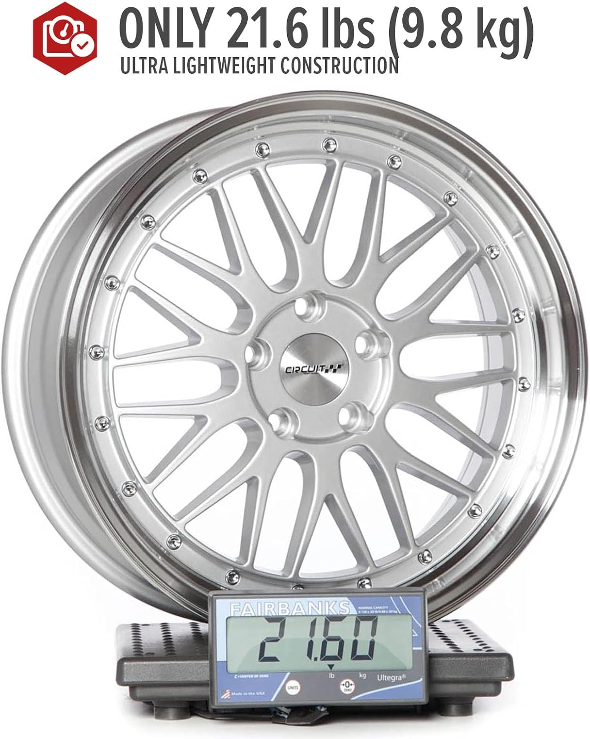 Circuit Performance CP30 18×8 Silver 5×120 [+35mm] Wheel compatible with BMW