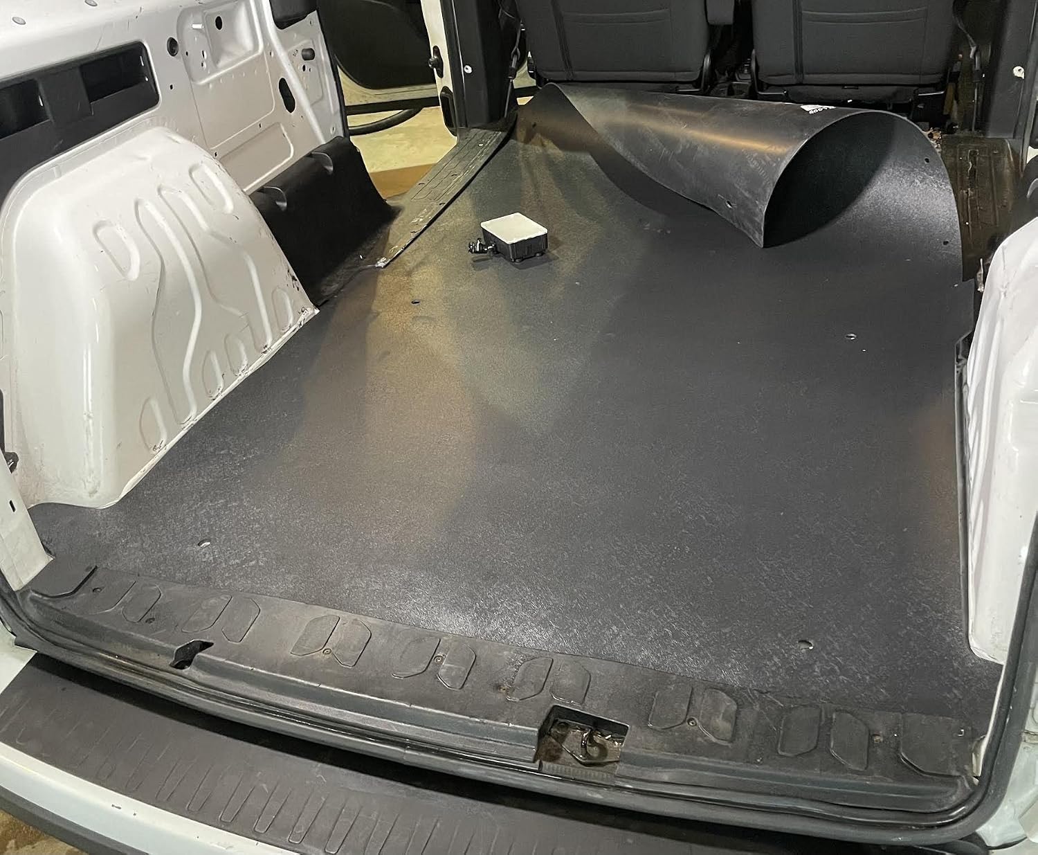 REZAW-PLAST Rubber Cargo Mat for Ram ProMaster City 2015–2022 – Heavy Duty, Odorless, All-Season Trunk Liner – Custom Fit Van Bed Mat – Black – 1/8' Thick (Not for ProMaster 1500–3500)