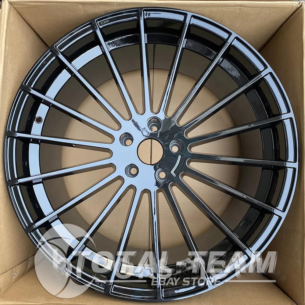 Generic 22'' HM STYLE GLOSS BLACK WHEEL RIM FIT BMW X5 E70 F15 X6 E71 F16 5X120 SET OF 4 e371