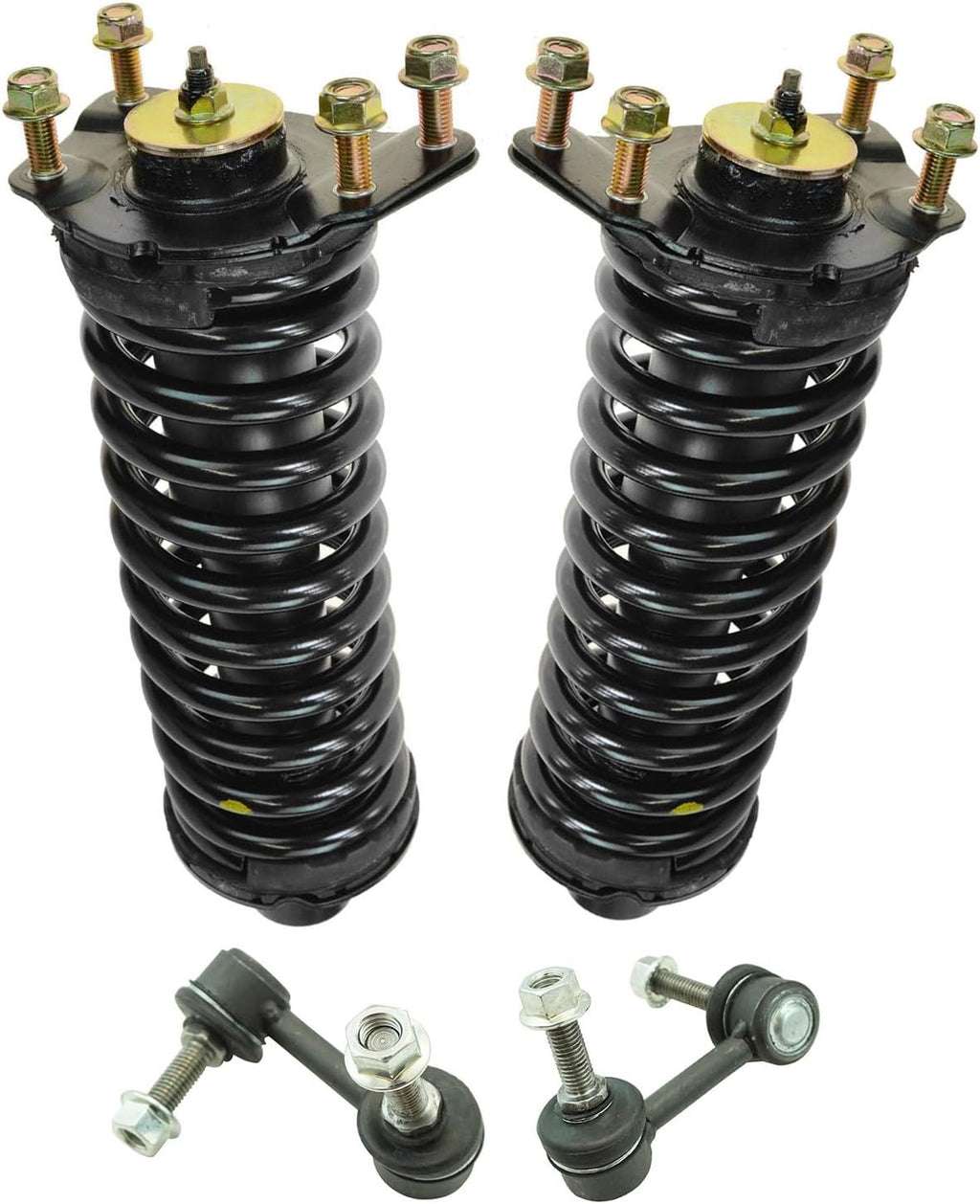 TRQ Front Suspension Kit Compatible with Front 2002-2003 Chevrolet Trailblazer Trailblazer EXT GMC Envoy Envoy XL 2003 Isuzu Ascender Oldsmobile Bravada