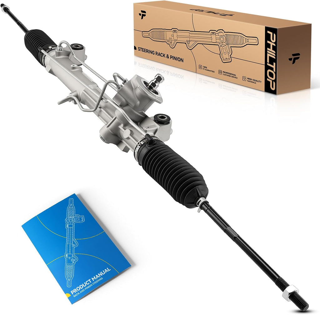 PHILTOP Hydraulic Power Steering Rack & Pinion Assembly for 2000-2006 Focus, Replace# 22-247