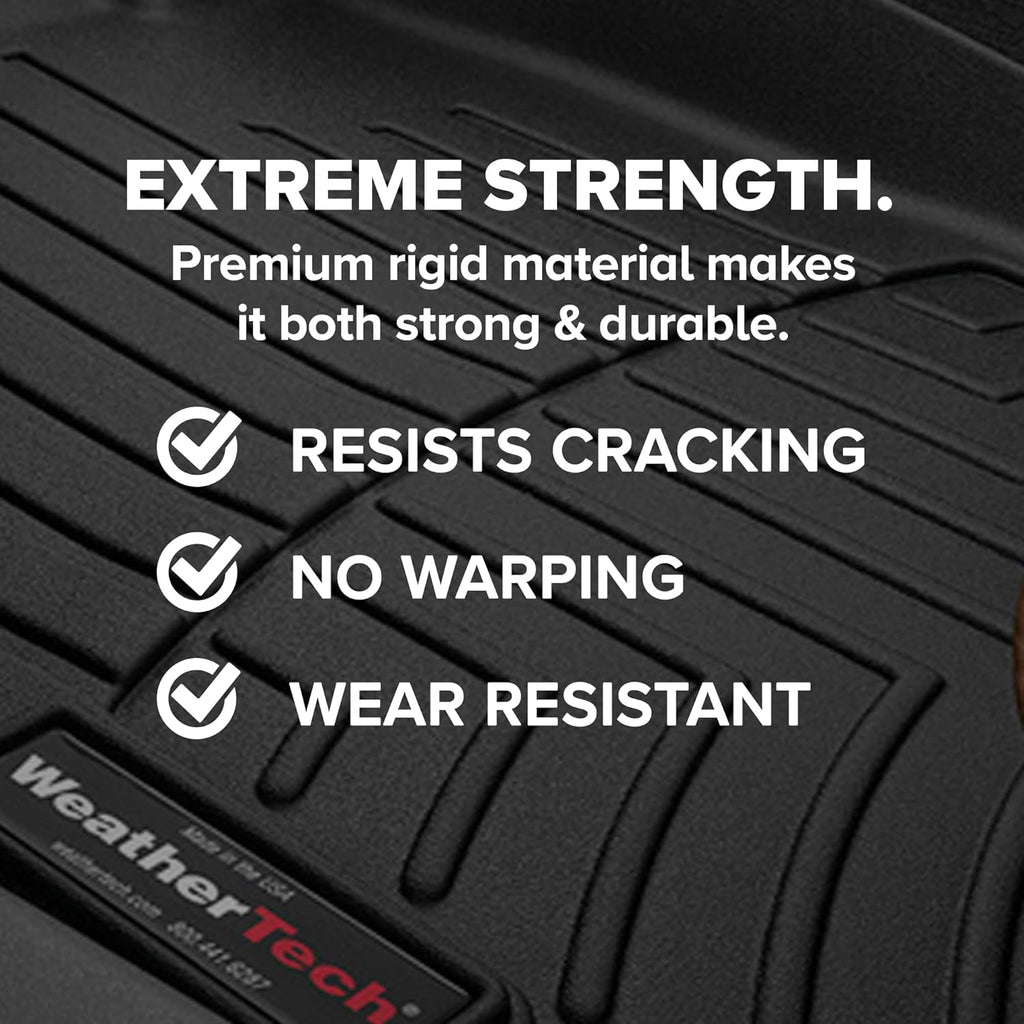 WeatherTech Custom Fit FloorLiners for Toyota Corolla Cross, Corolla Cross, 1st Row (4417751), Black