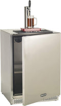 Bull Outdoor Products Outdoor Rated Kegerator – 304 Stainless Steel Single Tap Beer Fridge with Digital Temperature Control, Front Venting, and Locking Door – Built-In or Freestanding