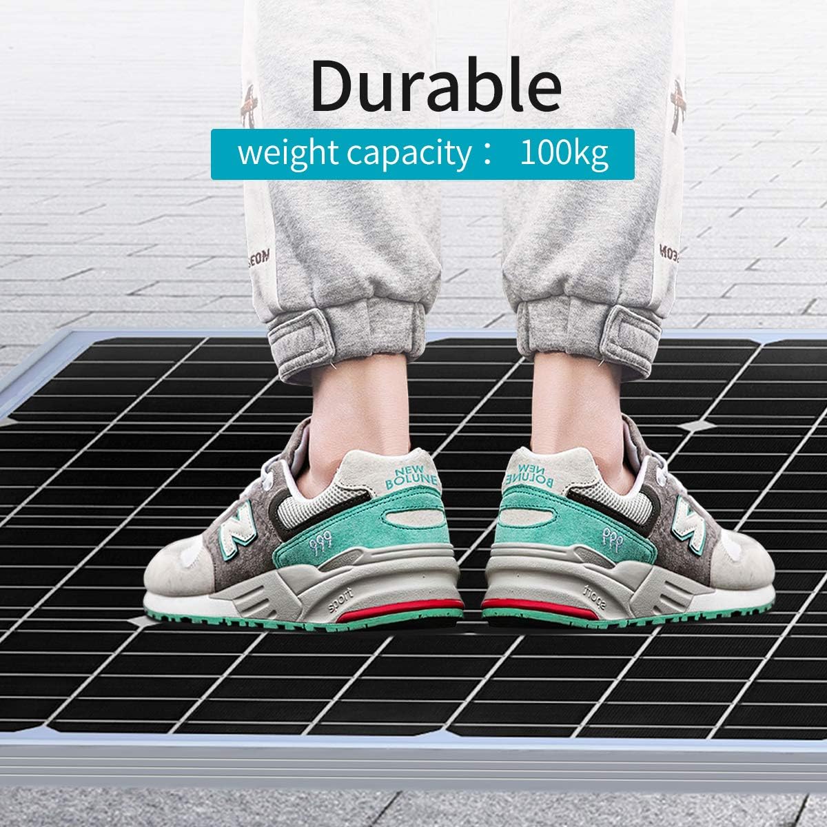 480 Watts Solar Panel Kit 48V Battery Charger with 4pcs 120W Monocrystalline Glass Solar Panels/1000W Power Inverter/PWM Charge Conroller/Cable for Camping