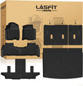 LASFIT Floor Mats & Cargo Liner with Backrest Mat 2021-2026 & Only 7 Seats (Not for 8/9 Seats) for Chevy Suburban/GMC Yukon XL (Only Yukon XL, Not Fit Yukon)/Cadillac Escalade ESV (Not Fit Escalade)