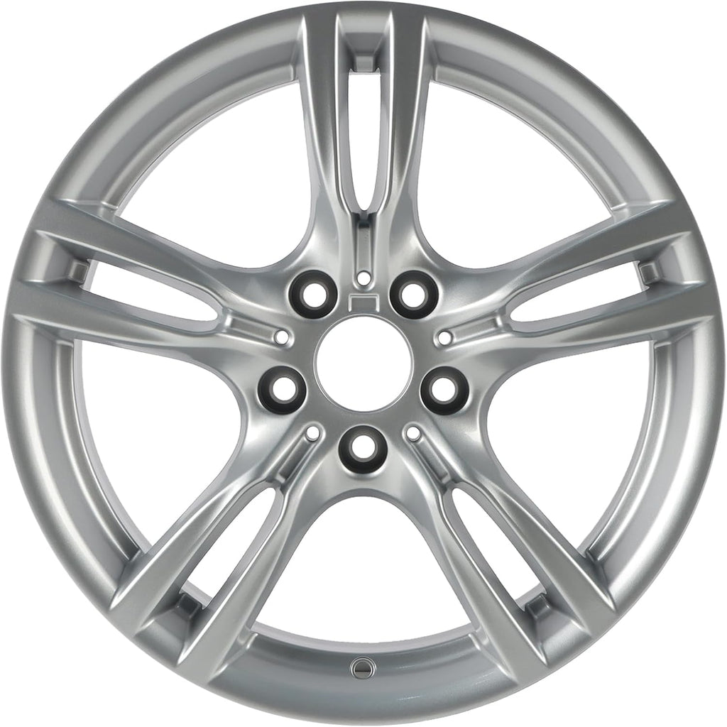New 18 Inch 18x8.5 Inch Premium Aluminum Alloy Rear Wheel Rim Fits for BMW 3 & 4 Series Activehybrid 2012 2013 2014 2015 2016 2017 2018 2019 2020, 36117845881 Direct Fit OE Stock Specs