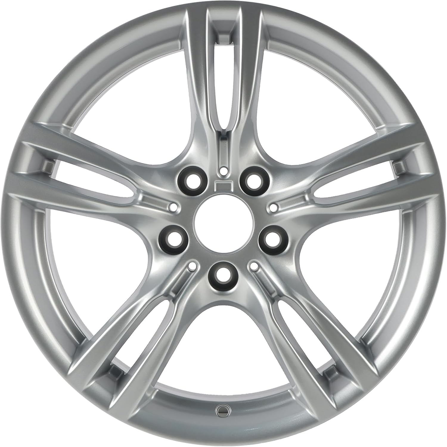 New 18 Inch 18x8.5 Inch Premium Aluminum Alloy Rear Wheel Rim Fits for BMW 3 & 4 Series Activehybrid 2012 2013 2014 2015 2016 2017 2018 2019 2020, 36117845881 Direct Fit OE Stock Specs