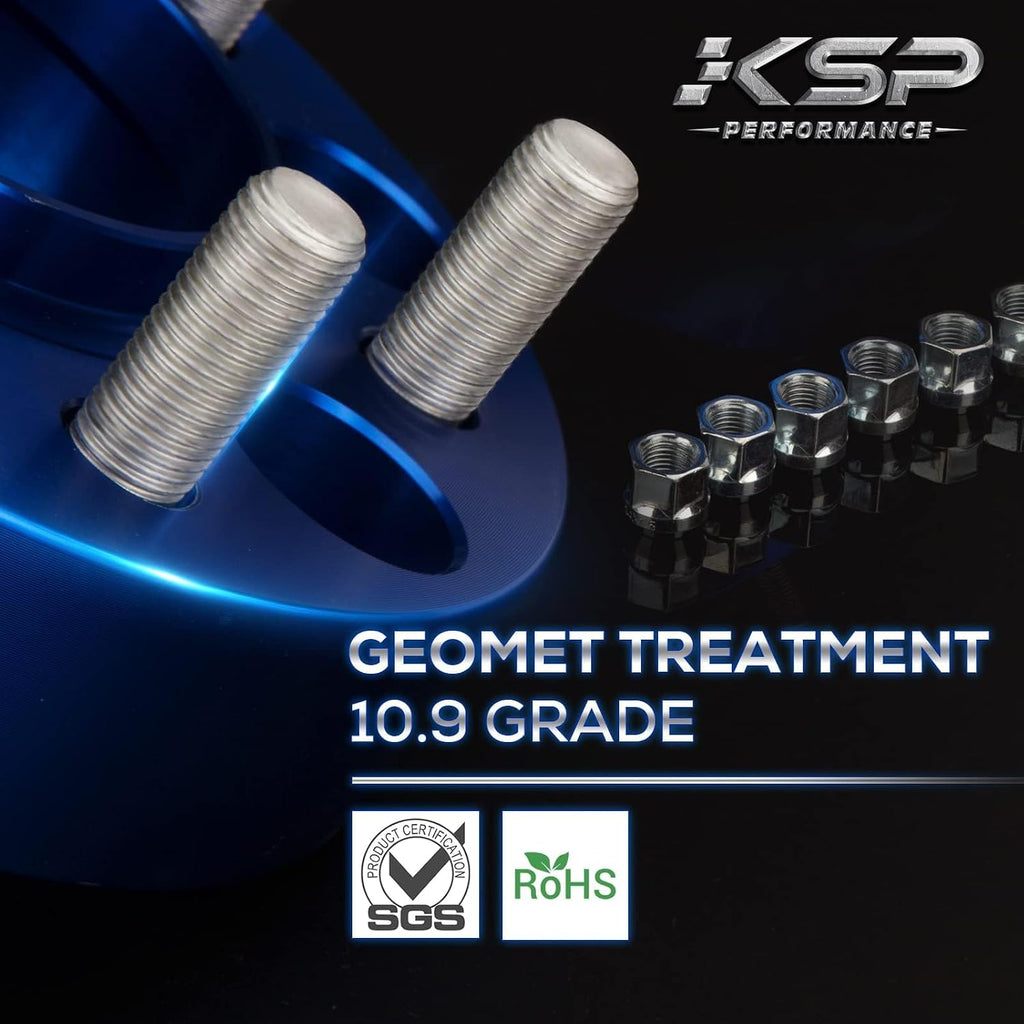 KSP 1.25inch 5X150 Spacers Compatible with to-yo-ta Tundra 2007-2021/Sequoia 2008-2021/Land Cruiser 2009-2016, 5 Lug Wheel Spacers for Lexus LX570 2008-2016 with M14x1.5 Studs 110mm Hub Bore, 4 pcs