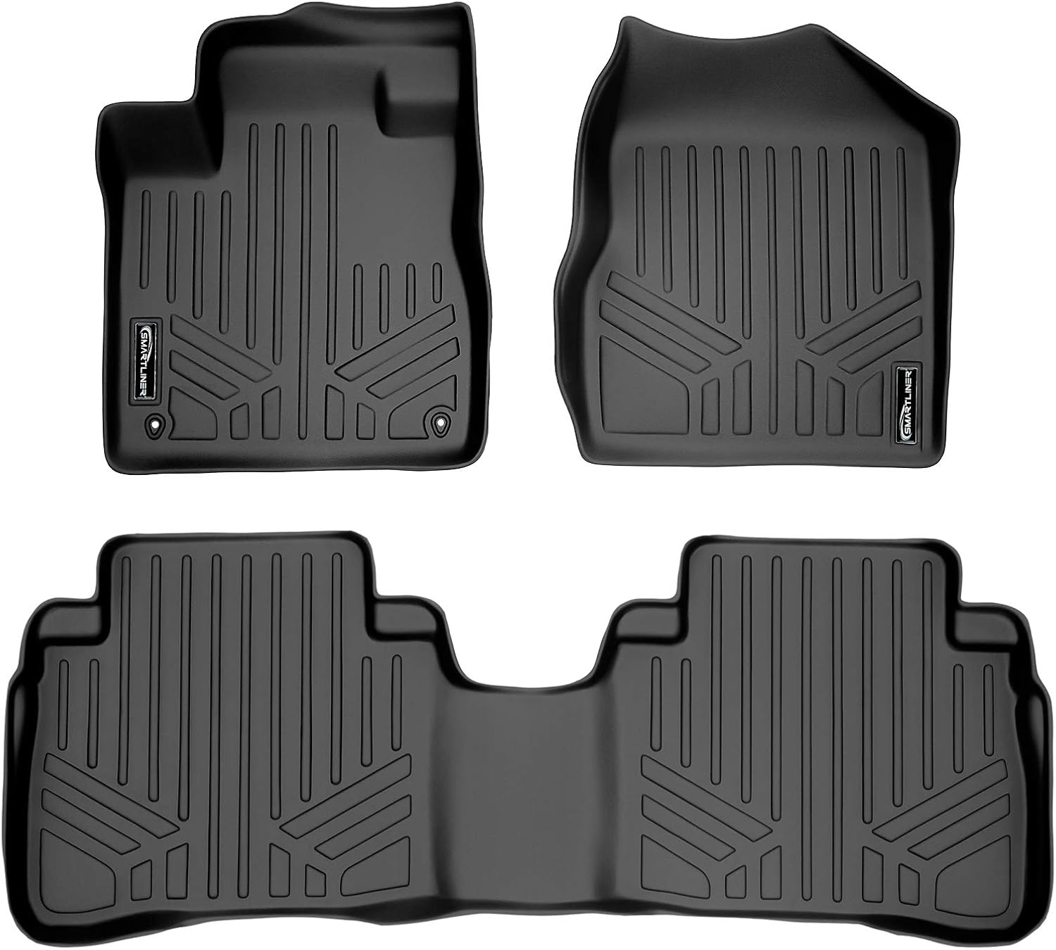 MAXLINER Floor Mats 2 Row Liner Set for 2009-2014 Nissan Murano