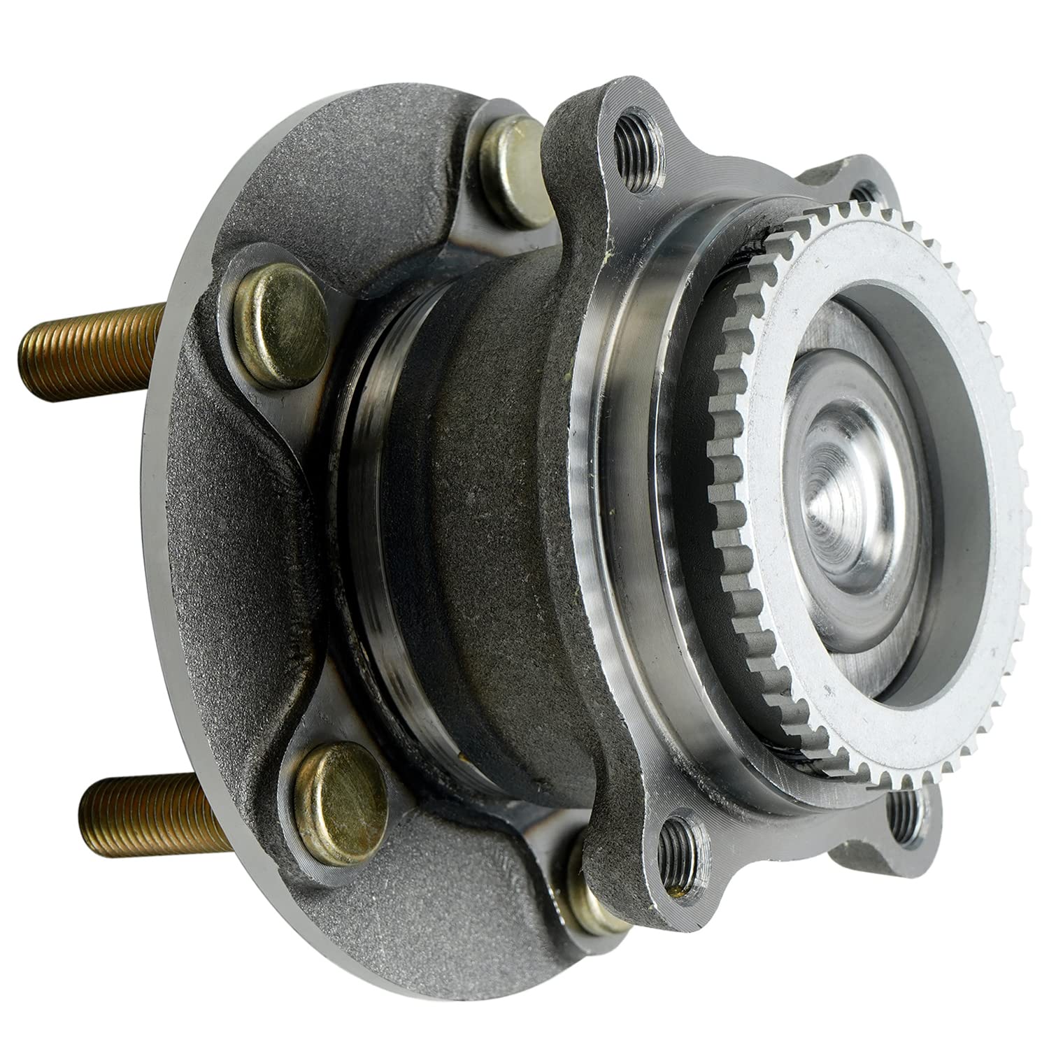 Detroit Axle - 2pc FWD Rear Wheel Bearing Hubs for 04-08 10-11 Mitsubishi Endeavor, 2 Wheel Bearing and Hubs Assembly 2004 2005 2006 2007 2008 2010 2011 Replacement