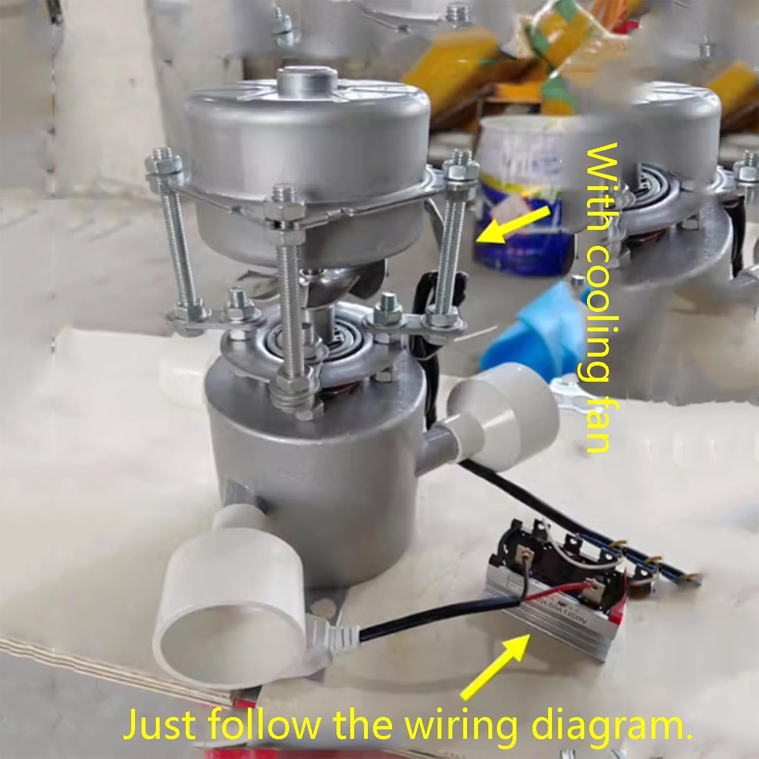 New 1000W Hydroelectric Generator 3 Connectors 110V/220v 50Hz Aluminum Alloy Turbine Hydroelectric Generator Lighting Charger Mobile Phone (Color : 1000W, Size : 110V)
