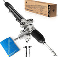 PHILTOP Hydraulic Power Steering Rack & Pinion Kit for 2003 2004 2005 2006 MDX, with Outer Tie Rod Ends, Replace# 26-2722