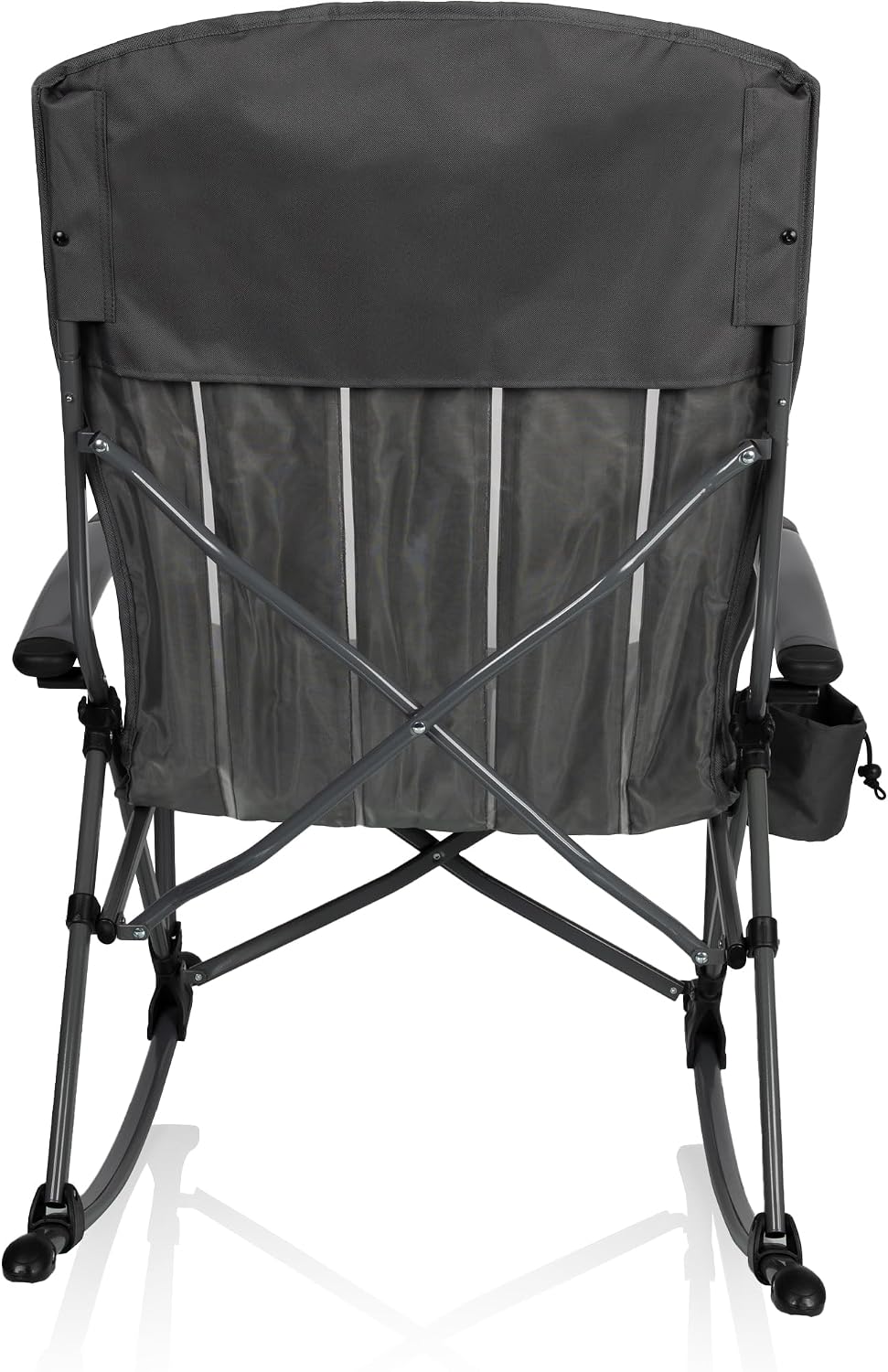 Picnic TIME Outdoor Rocking Camp Chair - XL Heavy Duty Camping Chair for Adults