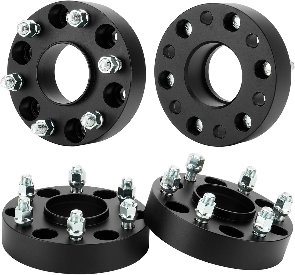 Youxmoto 6X5.5 1.5' Wheel Spacers Fit for Cadillac Escalade, for Chevrolet Silverado 1500 Suburban Tahoe, for GMC Sierra 1500 Yukon, Forged Wheel Adapter with 78.1mm Hub Bore M14x1.5 Studs