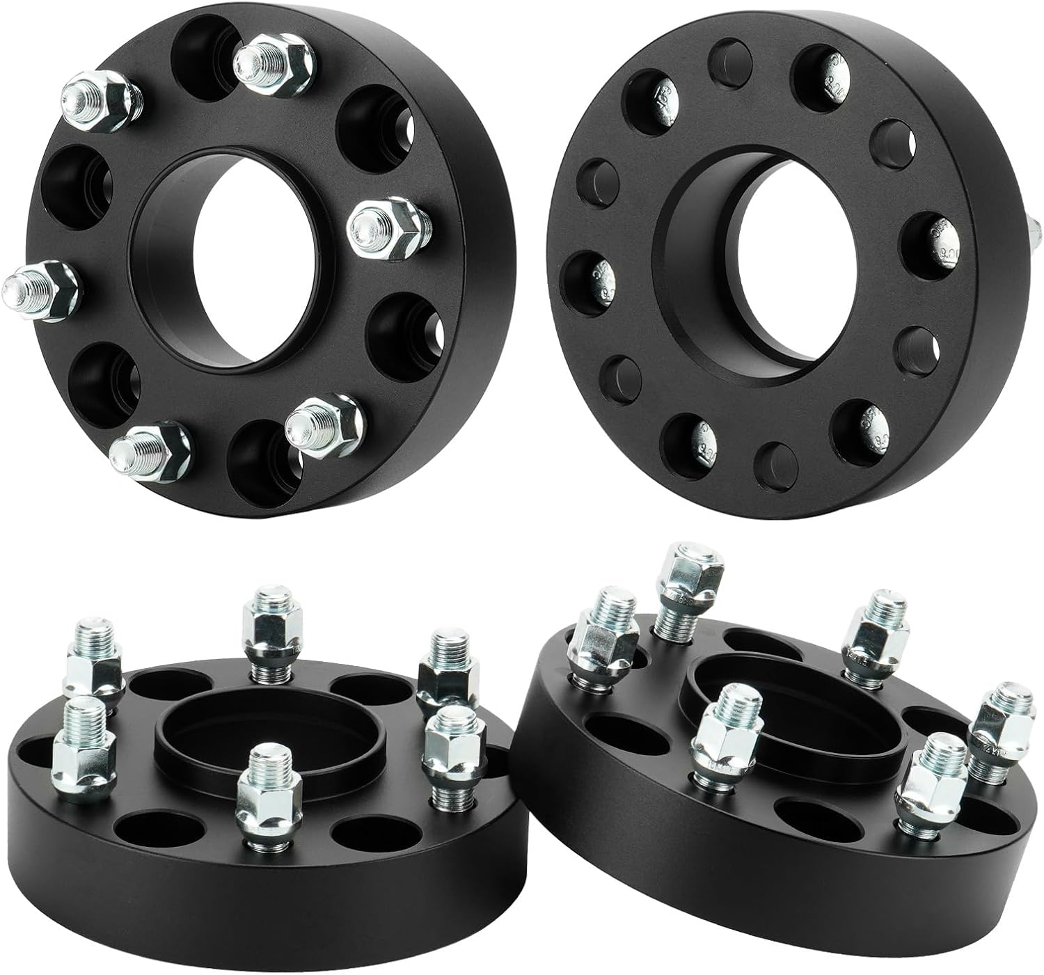 Youxmoto 6X5.5 1.5' Wheel Spacers Fit for Cadillac Escalade, for Chevrolet Silverado 1500 Suburban Tahoe, for GMC Sierra 1500 Yukon, Forged Wheel Adapter with 78.1mm Hub Bore M14x1.5 Studs