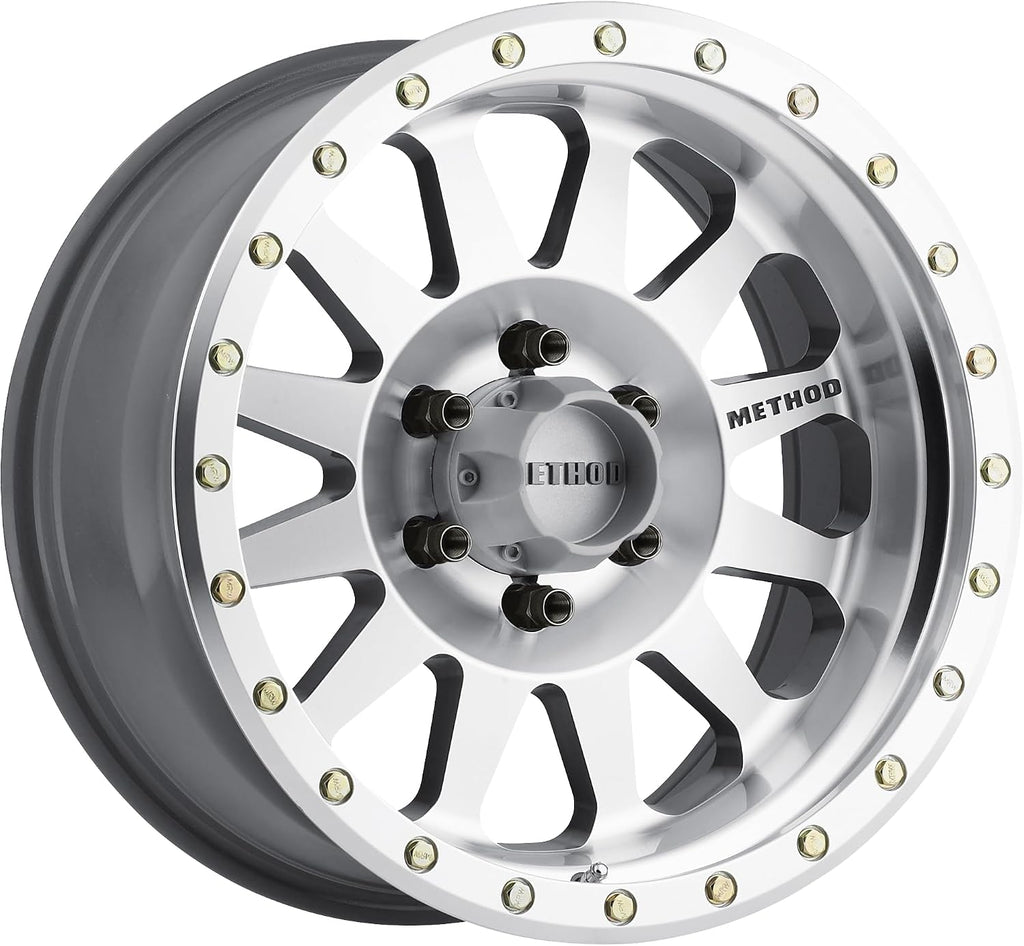 Method Race Wheels 304 Double Standard Machined/Clear Coat 18x9' 6x5.5', 12mm offset 4.5' Backspace, MR30489060312N